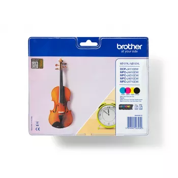 Brother LC-127XLVALBPDR cartuccia d'inchiostro 4 pz. originale nero, ciano, magenta, giallo