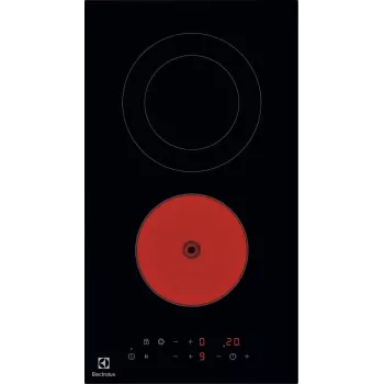 Electrolux Serie 300 LHR3233CK nero da incasso 29 cm piano cottura in vetroceramica 2 zone