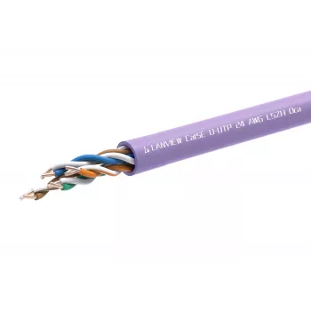 Cavo di rete Lanview LVN122152 RJ45 Cat5e 305 m viola
