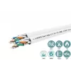 Cavo di rete duale Cat6a U-FTP 4x2xAWG23 LSZH bianco