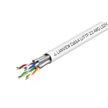 Cavo di rete Lanview LVN122430 bianco 500 m Cat6a U/FTP (STP)