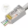 Lanview LVN125310 Connettore per cavo RJ45, trasparente