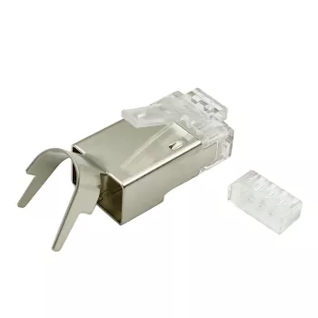 Lanview LVN125415 Connettore maschio RJ45, metallico