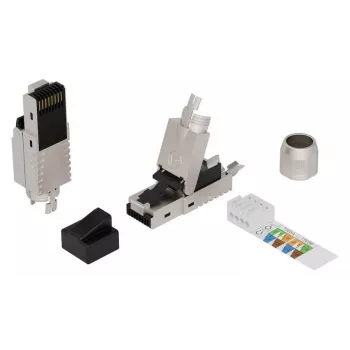 Lanview LVN125417 Connettore per filo RJ45 zinco
