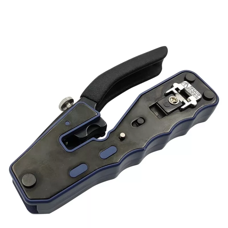 Lanview LVN125456 Pinza crimpatrice per cavi attrezzo crimpatura nero