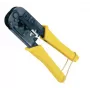 Lanview LVN125458 Pinza crimpatrice per cavi attrezzo crimpatura nero