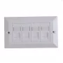 Lanview LVN126188UK-4 Scatola da incasso RJ-45 bianco