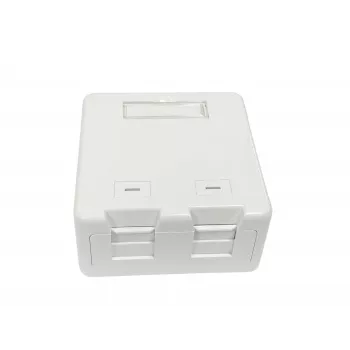 Lanview LVN127767 Scatola di connessione 2 x RJ-45 bianco
