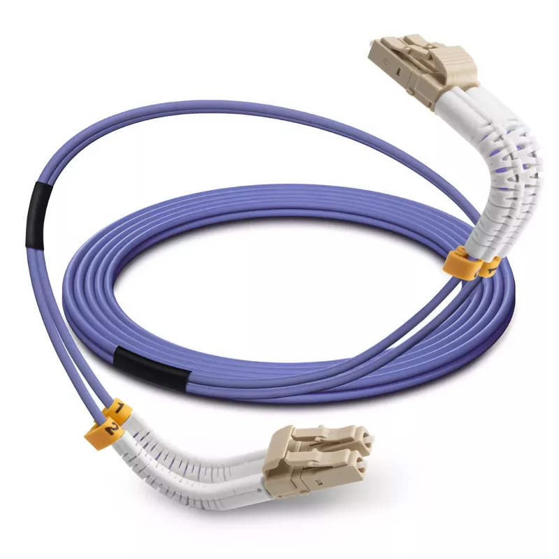 Cavo in fibra ottica InfiniBand Lanview LVO231810-FLEX 1 m LC LC/LC lilla