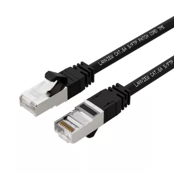 Lanview LV-SFTP6A015B cavo di rete nero 1,5 m S/FTP (S-STP)