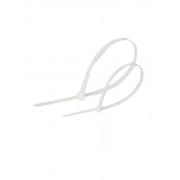 Lanview LVT551010 fascetta serracavi a strappo in nylon bianco 100 pz.