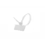 Lanview LVT551140 fascetta serracavi per ingresso parallelo in plastica bianco 100 pz.