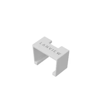 Clip per codifica a colori Lanview LVT-SC-W plastica bianco 10 mm 20 pz.