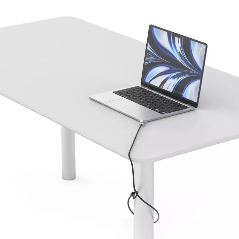 Compulocks Ledge per MacBook Air 13 pollici M2 e M3 con lucchetto a chiave argento