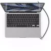 Compulocks Ledge per MacBook Air 13 pollici M2 e M3 con lucchetto a chiave argento