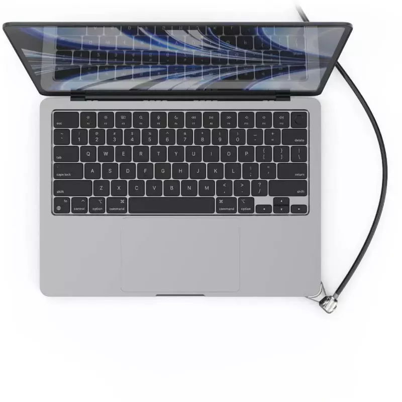 Compulocks Ledge per MacBook Air 13 pollici M2 e M3 con lucchetto a chiave argento