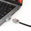Compulocks Ledge Lock Adapter per MacBook Pro 14 pollici M1 M2 M3 cavo di sicurezza a chiave argento