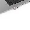 Compulocks Ledge Lock Adapter per MacBook Pro 16 pollici M1 M2 M3 cavo di sicurezza a combinazione argento