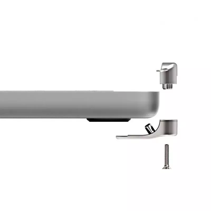 Compulocks Ledge Lock Adapter per MacBook Pro 16 pollici M1 M2 M3 cavo di sicurezza a combinazione argento