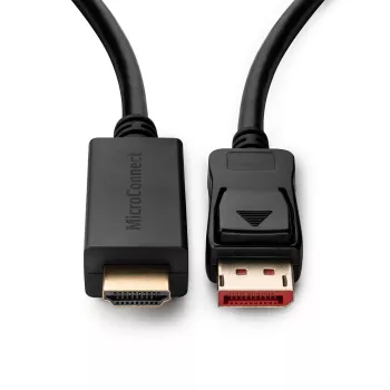 Microconnect MC-DP-HDMI-0504K cavo-adattatore video 0,5 m DisplayPort nero