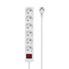 Microconnect MC-GRU00615WS prolunga 1,5 m 6 prese per interni bianco