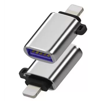 Microconnect MC-LIGHTUSB3 adattatore cavo Lightning USB A argento