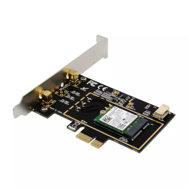 Microconnect MC-PCIE-INT7260DUAL Intel 7260 adattatore PCIe Wireless-N dual band