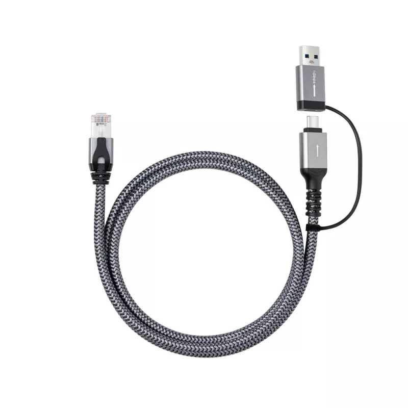 Microconnect CAT6 RJ45 FTP cavo adattatore USB A-C, 2 metri adattatore di rete