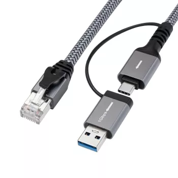 Microconnect CAT6 RJ45 FTP cavo adattatore USB A-C, 5 metri adattatore di rete