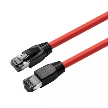 Microconnect MC-SFTP8010R Cavo di rete rosso 10 m Cat8.1 S/FTP (S-STP)