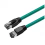 Microconnect MC-SFTP801G Cavo di rete verde 1 m Cat8.1 S/FTP (S-STP)