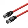 Microconnect MC-SFTP802R Cavo di rete rosso 2 m Cat8.1 S/FTP (S-STP)