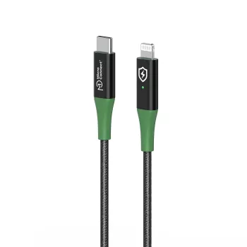Microconnect MC-SMART USB C-L-2 cavo Lightning 2 m nero, verde