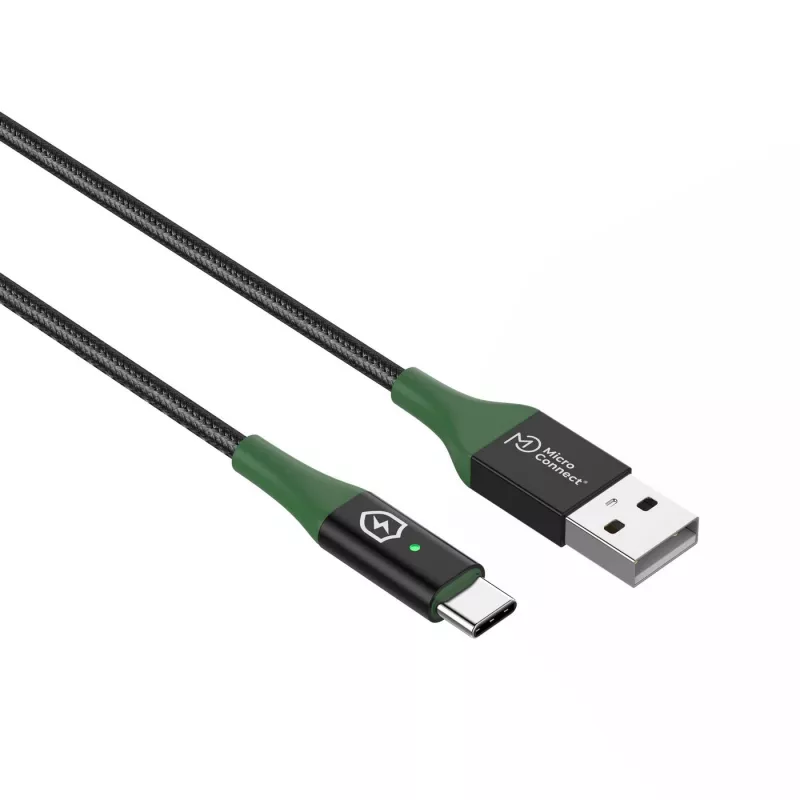 Microconnect MC-SMART USB-A-C-02 cavo USB USB 2.0 2 m USB A USB C nero, verde