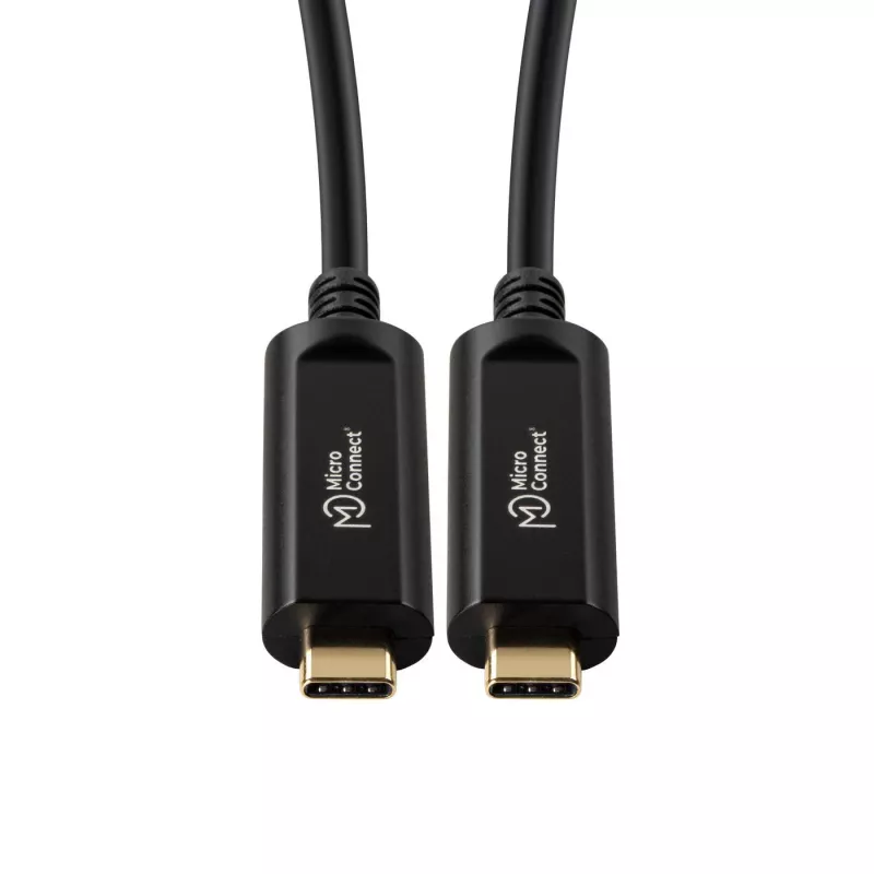 Microconnect MC-USB3.1C15OP cavo USB USB 3.2 Gen 2 (3.1 Gen 2) 15 m USB C nero