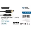 Microconnect MC-USB3.2CA10OP cavo USB USB 3.2 Gen 2 (3.1 Gen 2) 10 m USB-A USB-C nero