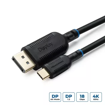 Microconnect MC-USBCDP5 adattatore cavo video 5 m USB Type-C DisplayPort nero