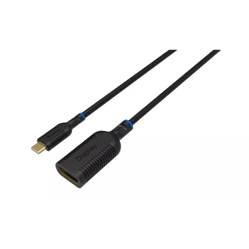 Adattatore cavo video Microconnect MC-USBCDP-A 0,2 m USB Type-C a DisplayPort nero