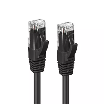 Microconnect MC-UTP6A0025S cavo di rete nero 0,25 m Cat6a U/UTP (UTP)