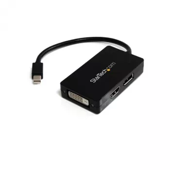 StarTech.com Adattatore A/V da viaggio: convertitore 3-in-1 Mini DisplayPort a DisplayPort, DVI o HDMI