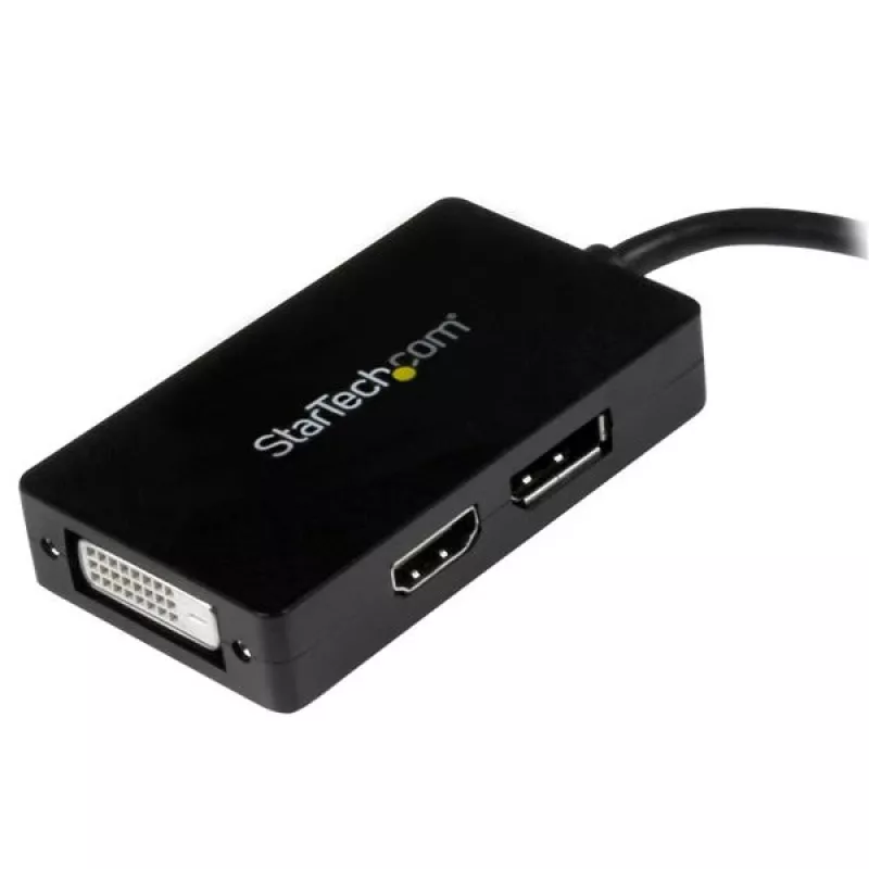 StarTech.com Adattatore A/V da viaggio: convertitore 3-in-1 Mini DisplayPort a DisplayPort, DVI o HDMI