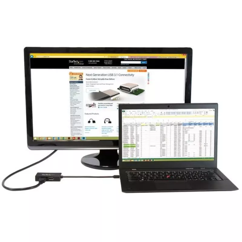 StarTech.com Adattatore A/V da viaggio: convertitore 3-in-1 Mini DisplayPort a DisplayPort, DVI o HDMI