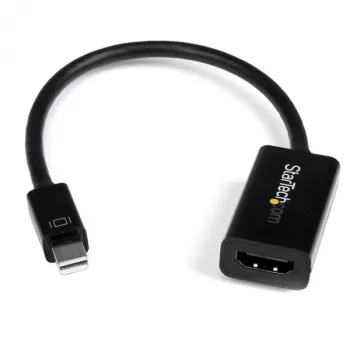 StarTech.com Adattatore Mini DisplayPort a HDMI - Convertitore video attivo mDP a HDMI - 4K 30Hz - Mini DP o Thunderbolt 1/2 da Mac/PC a monitor/TV/display HDMI - Dongle adattatore mDP 1.2 a HDMI