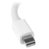 StarTech.com Adattatore A/V da viaggio: convertitore 2-in-1 Mini DisplayPort a HDMI o VGA - Bianco