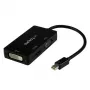 StarTech.com Adattatore A/V da viaggio: convertitore 3-in-1 Mini DisplayPort a VGA DVI o HDMI