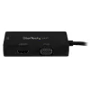 StarTech.com Adattatore A/V da viaggio: convertitore 3-in-1 Mini DisplayPort a VGA DVI o HDMI
