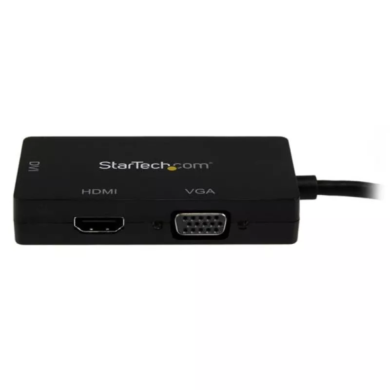 StarTech.com Adattatore A/V da viaggio: convertitore 3-in-1 Mini DisplayPort a VGA DVI o HDMI