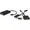 StarTech.com Adattatore A/V da viaggio: convertitore 3-in-1 Mini DisplayPort a VGA DVI o HDMI