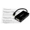 StarTech.com Adattatore A/V da viaggio: convertitore 3-in-1 Mini DisplayPort a VGA DVI o HDMI