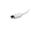 StarTech.com Adattatore A/V da viaggio: convertitore 3-in-1 Mini DisplayPort a VGA DVI o HDMI - Bianco